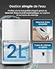 Pro Breeze OmniDry Déshumidificateur D Air compresseur intelligent 12L/Jour, Réservoir 2L, Contrôle App, Séchage du linge & Absorbeur d'Humidité Automatique – Anti humidité, moisissures & condensation