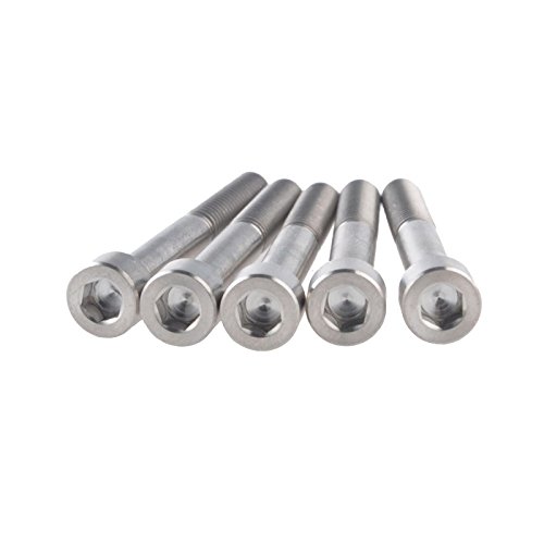 Viswood 912A8040 200 unidades tornillo cabeza hexagonal rueda de profundidad de rosca parcial 8,0 x 40 8,8 zinc-acero con revestimiento de polvo blanco