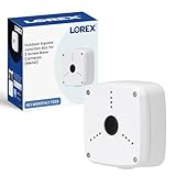  Lorex Scatola di giunzione quadrata per 3 telecamere con base a vite (bianco)