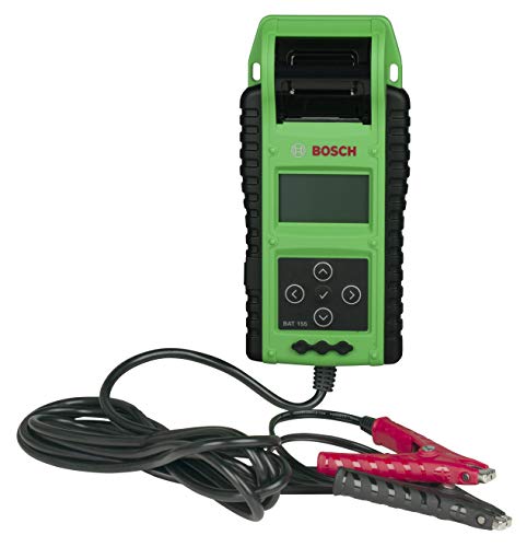 Bosch Bat155 Heavy Duty Battery Tester With Integrated Printer - Use With 6V And 12V Batteries, 12V And 24V Charging Systems, Large #TOP1