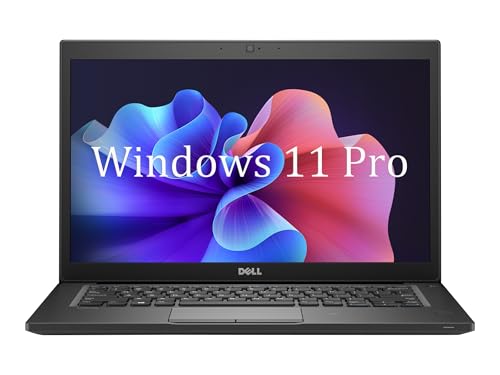 Dell Latitude 7480 14' FHD Business Laptop Computer, Intel Core i5-6300U 2.4GHz to 3.0GHz, 8GB RAM, 256GB SSD, Latitude Laptop Windows 11 Pro (Renewed)