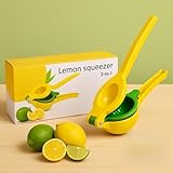 Kitchen Metal Lemon Squeezer Aluminum Alloy Manual Fruit Press Citrus Juicer Lemon Squeezer 2 in 1