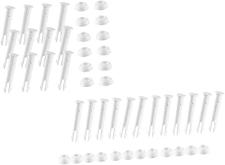 Angoily 20 Peças De Armação De Metal Para Piscina Pino Conector De Peças De Reposição Para Juntas De Piscina Pino Conector Para Juntas De Piscina Acessório De Plástico Pino Para