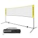 SONGMICS Filet de Badminton 4m, Réglable, avec Filet SYQ400Y
