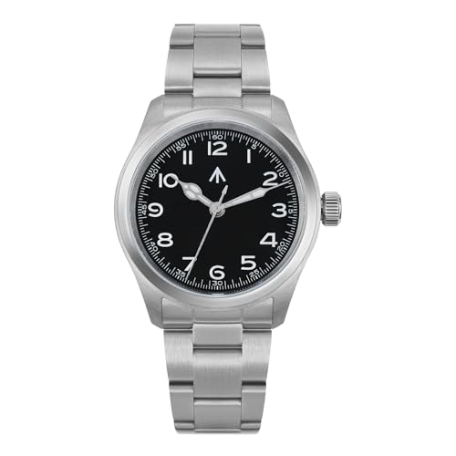 Image of TACTICAL FROG Militado ML08 Field Watch Japanese Sweep VH31 / 515 Movt with Calendar, Men's Military Watch Sapphire Crystal 10 ATM Waterproof Analog Watches for Men