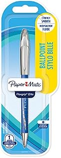 Paper Mate Flexgrip Elite Ballpoint Pens | Medium Point (1.4 mm) | Red | Retractable | 12 Count