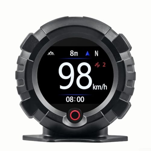 Affichage HUD angle de pente et positionnement de latitude pour auto