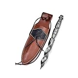 Dessi Damascus Steel blade Knife - Camping Hunting Hiking Outdoor