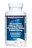 CON GLUCOSAMINA, CONDROITINA Y MSM: Estas sustancias trabajan en sinergia para ofrecer un mejor resultado.