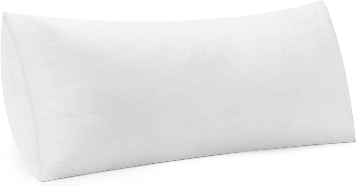 MIULEE 14x36 Inch Pillow Insert, Throw Pillow for Bed Sofa Couch Rectangle Decorative Lumbar Virgin Microfiber Stuffer 14x36 Inch (Pack of 2)