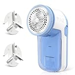 YASHE Electric Fabric Shaver, Bobble Remover for Clothes, Portable Fast Electric Lint Remover, Efficient Debobbler for Clothes, Furniture, Blankets with 2 Extra Blades