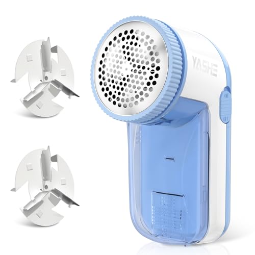 YASHE Rasoir Anti Bouloche, Portable Bouloche Appareil Meubles et Couvertures avec 2 Lames...
