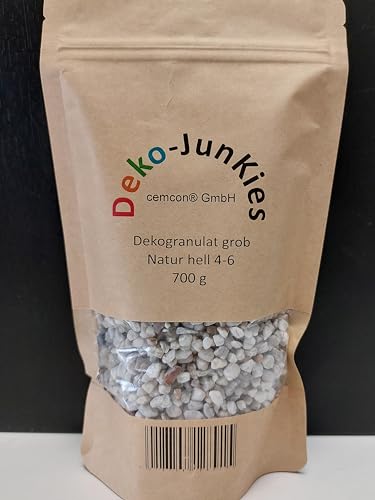 cemcon Dekogranulat Bastelsand Quarzsand grob (Natur hell 4-6 mm)