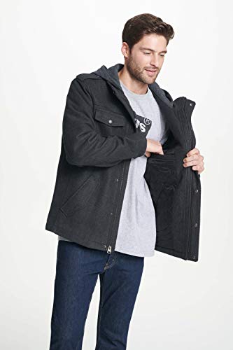 Image of Levi's Men's Wool Blend Hooded Military Jacket