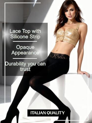 Image of Mila Marutti Sheer Tights for Women | Pantyhose Stockings Nylons | Made in EU