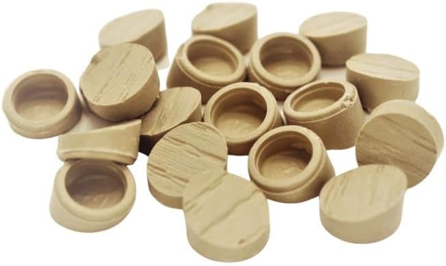 Entry Door Frame Plugs 20-pkg for a Therma-Tru Fiber Classic Craft Oak in Tan