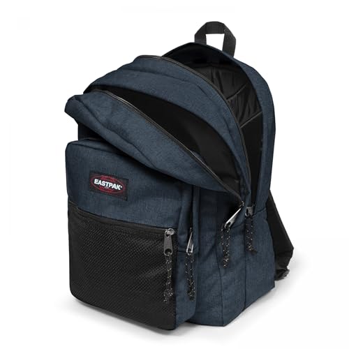 Image of EASTPAK Pinnacle - 38L Everyday Backpack with Dual Compartments, Organizer Front Pocket, Padded Back Panel & Shoulder Straps, Triple Denim