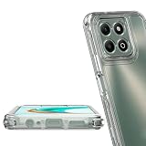 Pełna ochrona zawiasów dla Honor X6b krystalicznie przezroczyste etui, odporne na wstrząsy etui ochronne na telefon, odporne na zarysowania przezroczyste cienkie etui do Honor X6b etui ochronne na