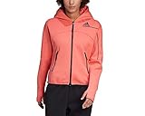 Corte ancho adidas Z.N.E. Hoodie Sudadera con Capucha para Mujer, Negro, Medium