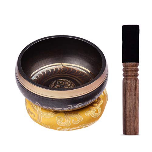 Bol chantant tibétain pour méditation et relaxation à la maison