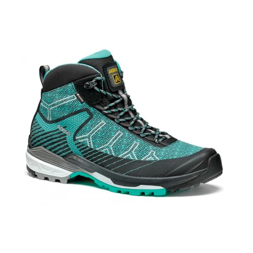 ASOLO Women's Falcon EVO Jacquard GV Outdoor Hiking Boots with Textile Upper, Waterproof Breathable Lining & Rubber Outsole