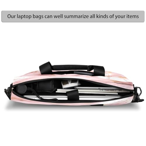 Bolso para laptop rosa dorado de 16 pulgadas, diseño delgado para negocios miniatura 4