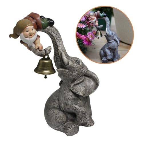 Statue d'éléphant décorative pour salon et table basse - 8