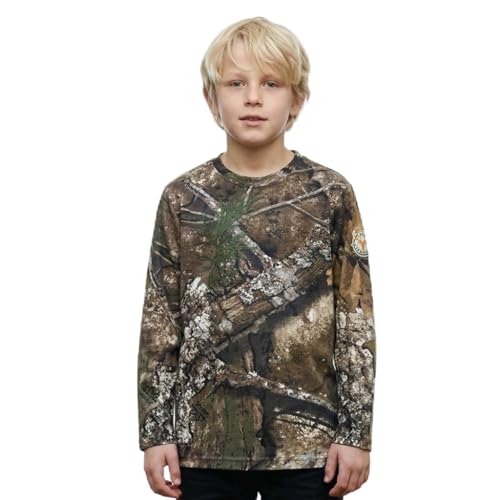 Realtree Youth Camo Long Sleeve Crewneck T-Shirt