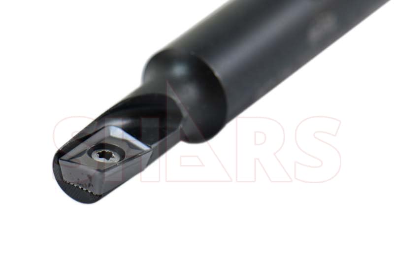 Image of SHARS 3 /8 inch 90 Degree Square Shoulder Indexable End Mill with APKT 1003 Insert 404-1939+404-6960 ![