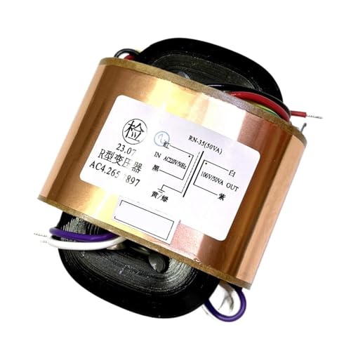 Transformateur d'isolation R 50W 220V-100V, pureté sonore pour audiophiles