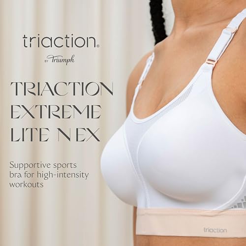 Triumph Triaction Extreme Lite N EX - Sports Bra for Women - No Padding - Wireless Bra - Cup Sizes D-DD4