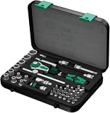 Wera 05003535001 Set de Carracas Cuadradillos con 41 Piezas, 1/4"
