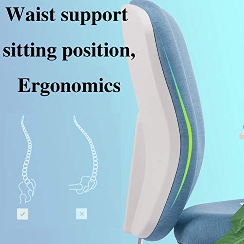 Fauteuil en tissu de bureau pivotant aux finitions soignées LWX