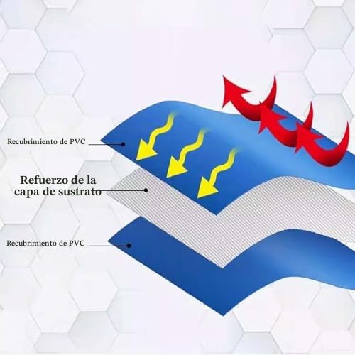 Piscina plegable de PVC con válvula de drenaje, portátil, en lona, para peces Koi y tortugas, ideal para acuarios y jardines
