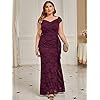 Miusol-Womens-Plus-Size-Floral-Lace-Off-Shoulder-Side-Split-Formal-Evening-Party-Maxi-Dress-Wine Miusol Women's Plus Size Floral Lace Off Shoulder Side Split Formal Evening Party Maxi Dress Wine