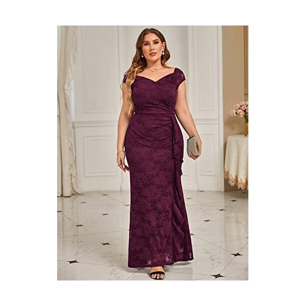 Miusol-Womens-Plus-Size-Floral-Lace-Off-Shoulder-Side-Split-Formal-Evening-Party-Maxi-Dress-Wine Miusol Women's Plus Size Floral Lace Off Shoulder Side Split Formal Evening Party Maxi Dress Wine