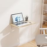 GOYLSER Laundry Room Wall Mounted Folding Table, Kitchen Restaurant Home Bar Work Table, Waterproof Easy to Install and Clean