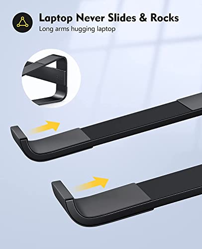 Soqool Laptop Ständer, Aluminium Laptop Stand mit Belüftung, – Ansicht 5