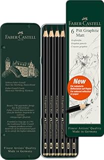 Faber-Castell Graphite Pencil Pitt Graphite Matt Tin of 6