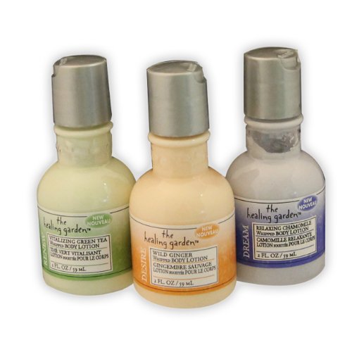 The Healing Garden 3-Piece Body Lotion Travel Pack