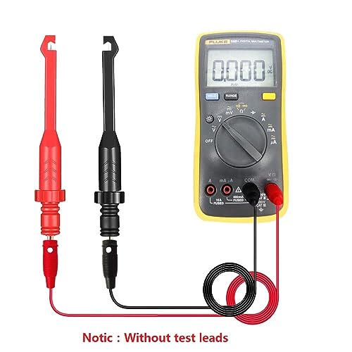 KAWISH 2Pack Wire Piercing Probe Clip, Insulation Puncture Probe, Power Multimeter Piercing Probes for 4mm Banana Plug Extension Test Leads,Diagnostic Tester (A)