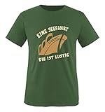 ✔ ARTIKEL: Individuelles Herren T-Shirt bedruckt mit Eine Seefahrt die ist lustig - Titanic