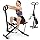 Deep Squat Machine for Women Home, Squat Ride / Rowing Machine with Adjustable Resistance, Foldable Exercise Equipment, Glute & Leg Cardio Workout Machine
