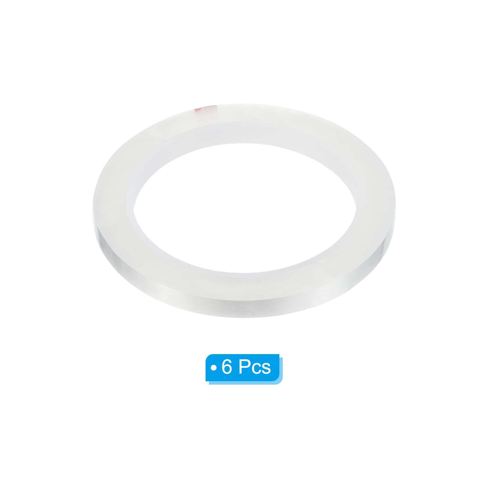 PATIKIL 1/4" Whiteboard Tape, 6 Pack Thin Dry Erase Tape for Graphic Chart Marking DIY Art Transparent - Image 3