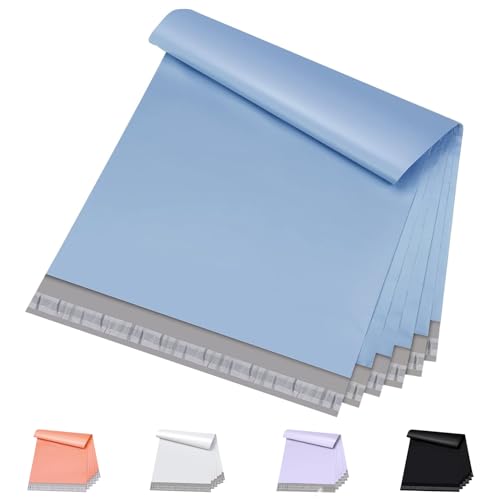 Metronic Large Poly Mailers 19x24 100Pack Thick Shipping Bags, Light Blue