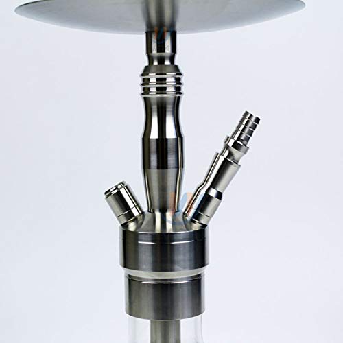 Mr. Hao 1 Schlauch Wasserpfeife Chicha Komplett Set - Mini Shisha Acryl Vase – Bild 3