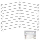 10 Pcs Recessed Lighting Spring Clips, Metal Torsion Spring Clips for Recessed Light Fixtures, Easy No-Tool Installation, Suitable for Bathroom and Kitchen Lighting