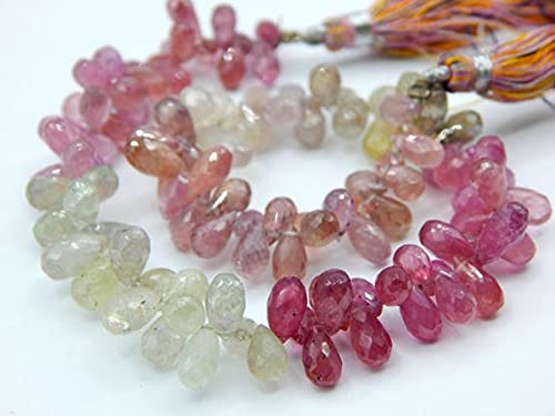 Quartz glace perles pneu facettées 8x4mm rangée pour enfilage et création bijoux
