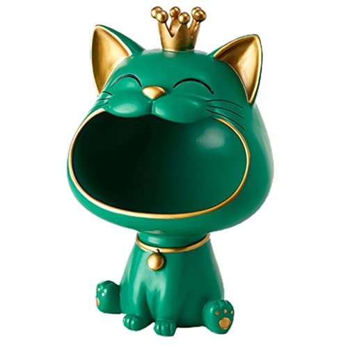 Walnuta Decorative Storage Box High Durability Non-Slip Practical Lucky Cat Statue Storage Holder (Color : A, Size : One Size) #TOP5