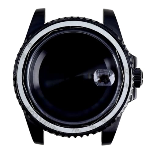 1pc �u���b�N 40 �~�����[�g�������Y���v�P�[�X�T�t�@�C�A�K���X NH34 NH35 NH36 NH38 ���c 8215 ETA2824 �^�� 28.5 �~�����[�g���_�C���� GMT/�T�u(Solid bottom cover 1,Miyota 82